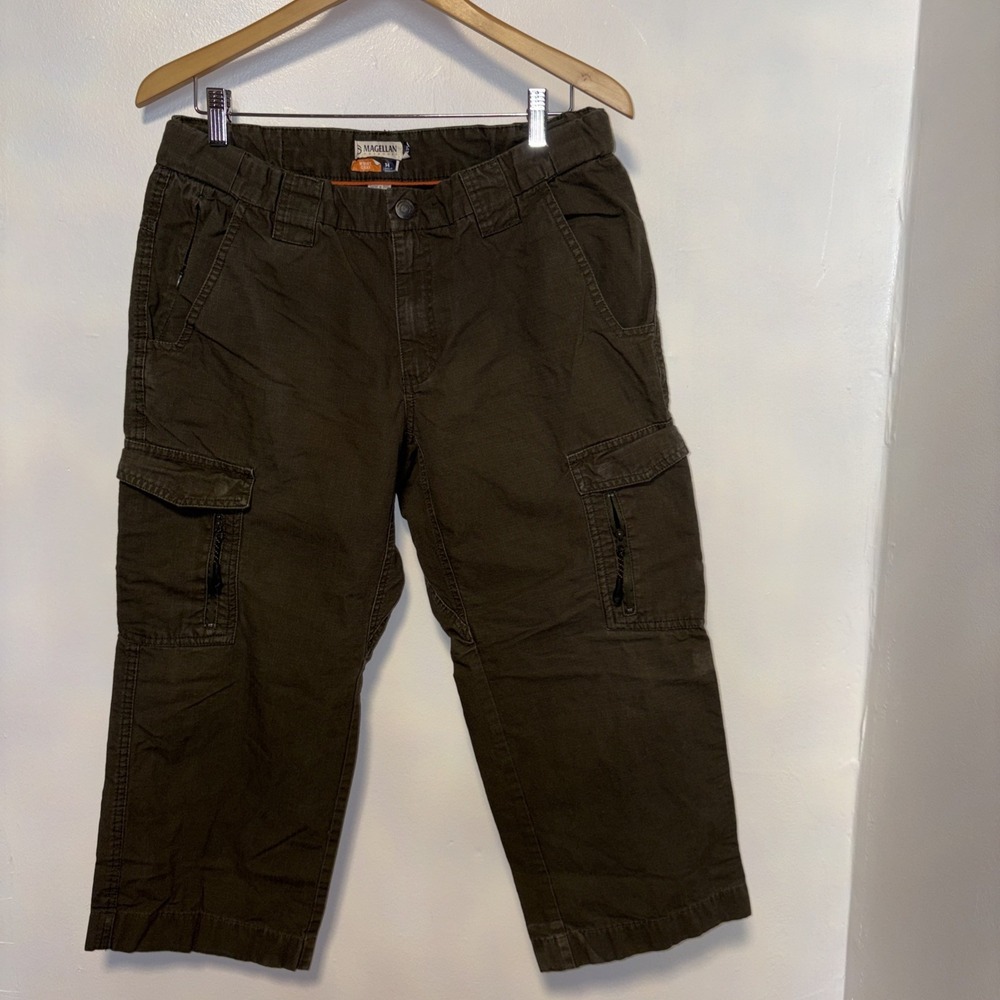 MAGELLAN OUTDOOR Guide Gear Cargo Pants Size 34x30 Outdoor 2.0‎ Green 7 Pockets